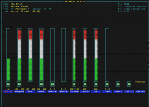 alsamixer