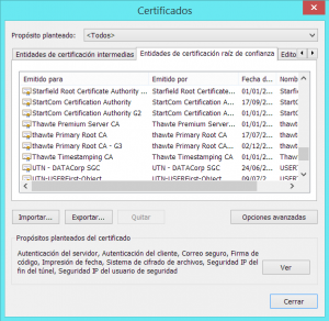 RootCertificates